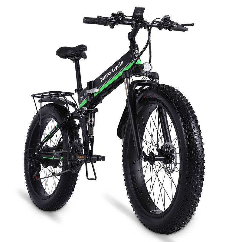1000w electric bicycle Nero Cycle MX01 48V 1000W 26" Fat Tire Electric Folding Bike