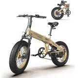 Himo ZB20 48V 250W 20'' Fat Tire Foldable Electric Bike Khaki