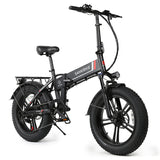Samebike T7 750W 20Inch Fat Tire Electric Folding Bike Black 01