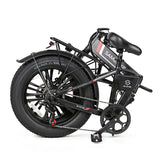 Samebike T7 750W 20Inch Fat Tire Electric Folding Bike Black 04