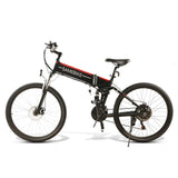 Samebike LO26 26 Inch Folding Electric Bike 48V 500W Motor Electric Bicycle Black 03