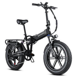 Samebike XWXL09 48V 500W 20" Electric Folding Bike Gray 01