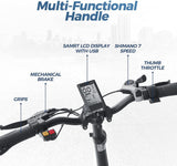 Display of Samebike XWXL09 48V 500W 20" Electric Folding Bike